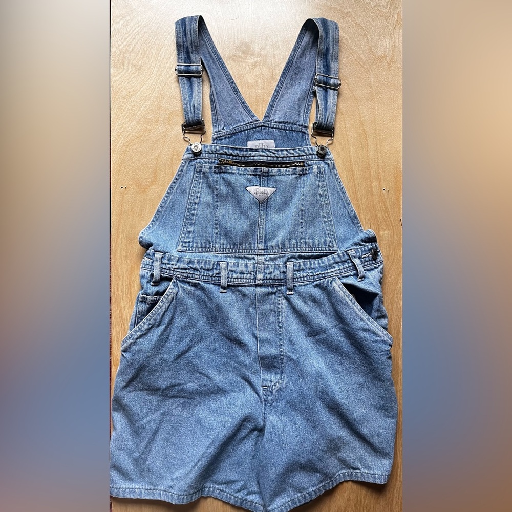 Paul Harris Denim Vintage Y2K Short Overalls | Medium